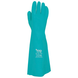 Luvas de trbalho piscinas nitrilo satinado tamanho 8