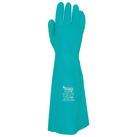 Luvas de trbalho piscinas nitrilo satinado tamanho 10