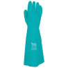 Luvas de trbalho piscinas nitrilo satinado tamanho 10