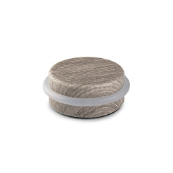 Batente adesivo para porta plástico-metal decorado olivo mediterraneo ø4,6x1,8cm inofix