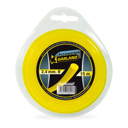 Dispensador de fio para cortador de escovas 15m ø2,4mm redonda 71021r1524 garland