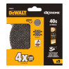 Lixas de malha autoadesiva para lixadoras orbitais ø125 mm, grão: 40, pack 5 unidades
