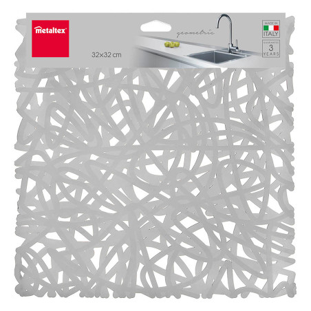 Base de silicone lava-loiça "geometric" 32x32cm cores sortidas metaltex