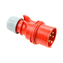 Cetac ficha 3p+n+t vermelha 32a 400v~ ip44