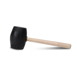 Maço de borracha preta 750g 65908 rubi