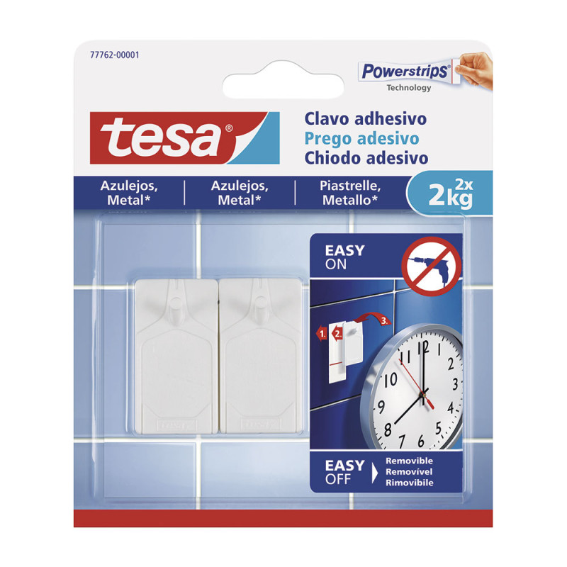 Prego adesivo para azulejos até 2kg tesa