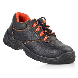 Sapatos de segurança de pele preta s3 src tamanho 42 blackleather