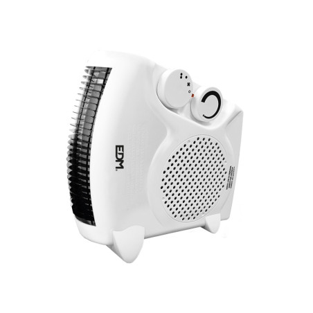 Aquecedor compacto 2 em 1 vertical/horizontal 1.000 - 2.000 w branco