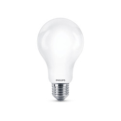 Lâmpada standard led e27 17,5w 2452lm 2700k luz quente ø7,5x12,1cm. philips