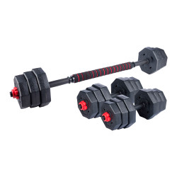 Conjunto halteres extensíveis 19 peças