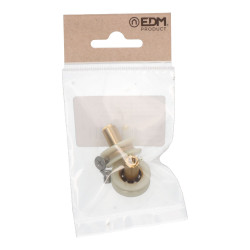 Blíster com 2 rodas de portas de duche tubo rd2 ø24x9mm blister 91798 edm