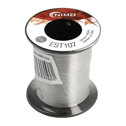 Fio de estanho 60% sn, 40%pb, 2% flux 1mm carrete 100g est 107 nimo