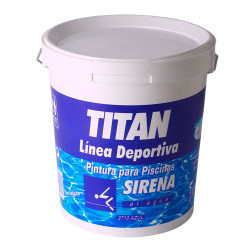 Tinta para piscinas sereia base aquosa cor azul mate 4 l