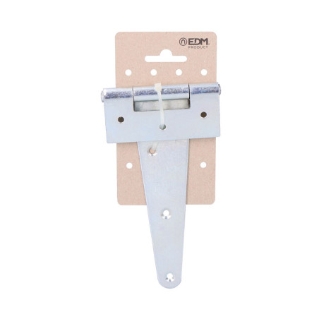 Dobradiça em t 150 x 90 mm ferro zinco cromado