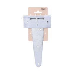 Dobradiça em t 200 x 110 mm ferro cromado zinco