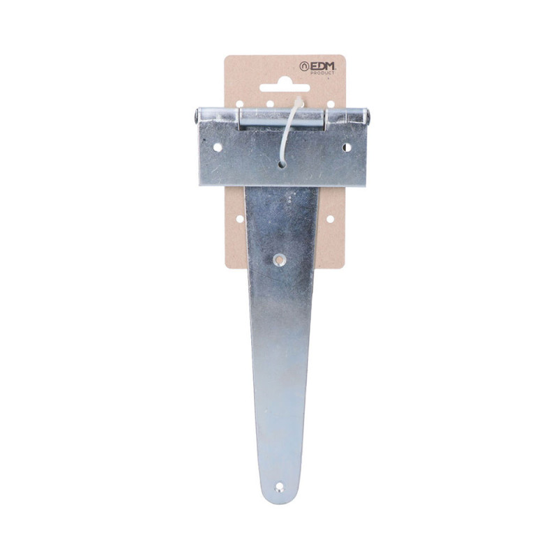 Dobradiça em t 250 x 110 mm ferro zinco cromado