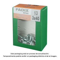 Caixa m 13 unid. camarão fechado zinco 3,0x40mm fadix