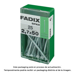 Caixa s 25 unid. prego cp aço 2,7x50mm fadix