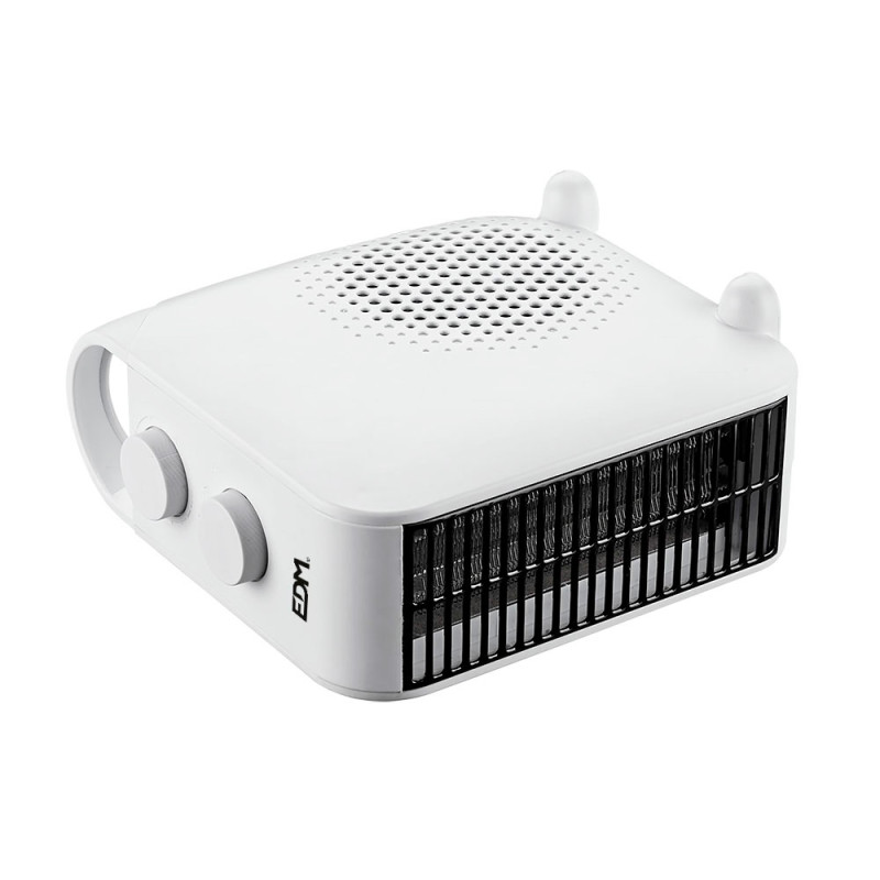 Aquecedor vertical/horizontal compacto 1.000 - 2.000 w branco