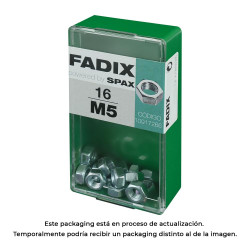 Caixa s 16 unid. porca zinco m 5 fadix