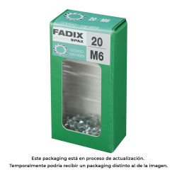 Caixa s 20 unid. anilha dentada m 6 fadix