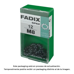 Caixa s 12 unid. anilha dentada m 8 fadix
