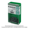 Caixa s 12 unid. anilha dentada m 8 fadix