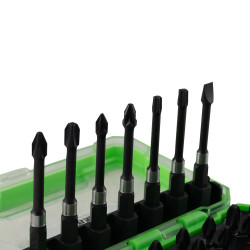 CONJUNTO DE PONTAS DE IMPACTO COM ADAPTADOR RÁPIDO S2