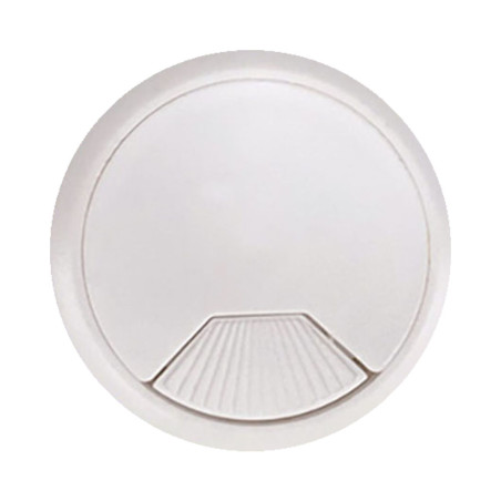 Blister tampa passa-cabos tpc01 ø60x22mm branco 90621 edm