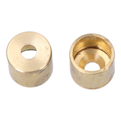 Pack 2 uds. suporte de barra ø12 mm latão