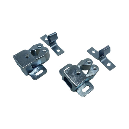 Pack 4 uds. fecho batente rolamento borracha 0,8 mm zinco