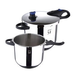 Kit 3 unid. ø22cm 4+5,5l panela de pressão inox duero sg1530 san ignacio