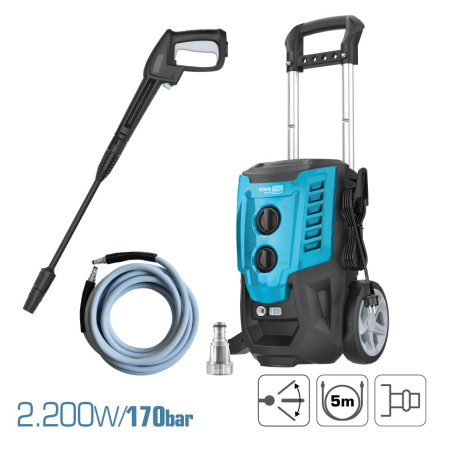 LIMPADORA DE PRESSÃO 2.200w 170 BAR FERRAMENTAS KOMA