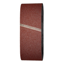 Bandas de lixa, corindón, 75 x 533 mm, grão: 40, set 3 unidades