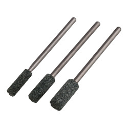 Mini rebolos abrasivos cerâmicos, 3 peças