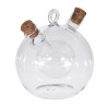 Galheteiro (azeite e vinagre) de vidro 2 em 1 350ml