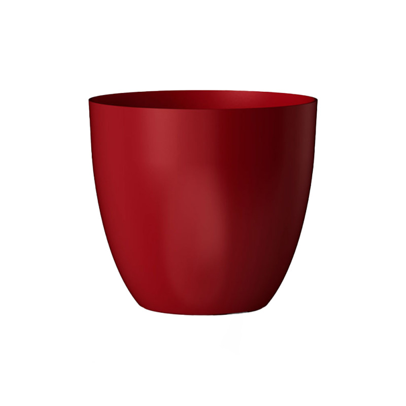 Vaso tes ø18cm vermelho plastiken