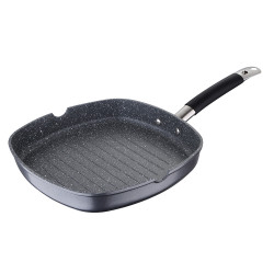 Grelhador ø28x28x4,5cm alumínio forjado home edition bgmp-3287-bk masterpro