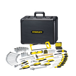 Kit de manutenção com mala de alumínio 142 peças stmt98109-1 stanley
