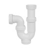 Sifão curvo extensível 1"1/2" sem válvula plástico pvc