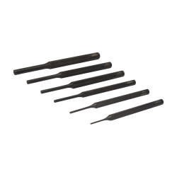 Poters cilindricos cromados (2,3,4,5,6,8 mm) compridos, jogo de 6 peças