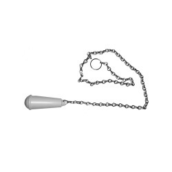 Puxador do tanque do wc. econômico. cor branca (embalagem)