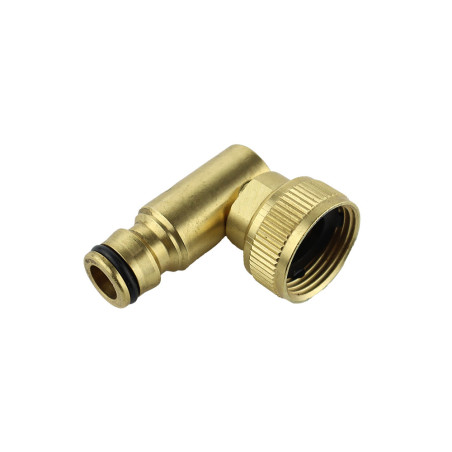 Adaptador para torneira rosca fêmea 3/4" cotovelo latão aqua control