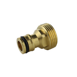 Adaptador para torneira, rosca 1/2" macho latão aqua control