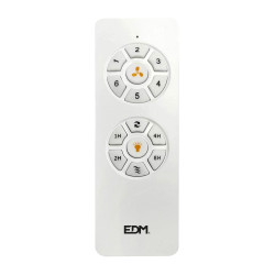 Controle remoto de substituição c/ receptor para ventilador de teto ref. 33817 edm