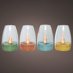 Luz de mesa solar efeito chama 895850 cores / modelos sortidos