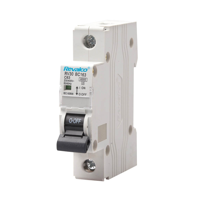 Disjuntor magnetotérmico revalco 1 polo 16a c 6ka resid/terciário