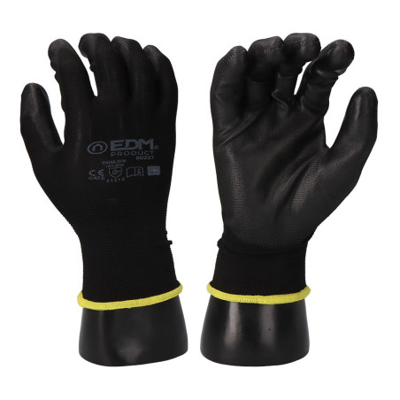 Luvas keep safe® poliéster com revestimento poliuretano tamanho 8