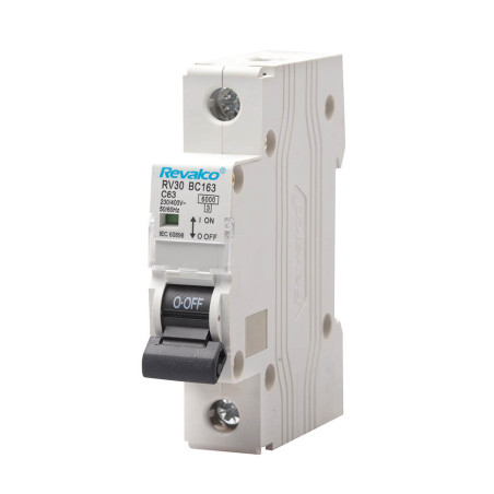 Disjuntor magnetotérmico revalco 1 polo 32a c 6ka resid/terciário