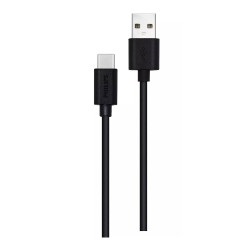 Cabo tipo c para carregamento rápido preto dlc3104a/00 philips